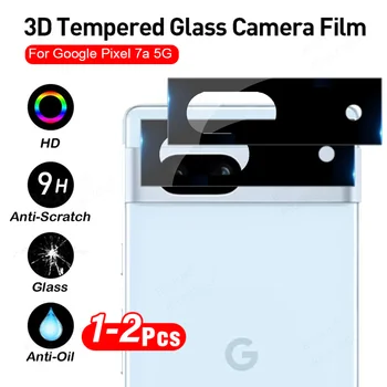 1-2шт 3D Изогнутая Защитная Крышка Камеры Для Google Pixel 7a 7 6a 6 Pro Складной Чехол Для объектива Glass Googe Pixel7a Pixel7 A Pixel6 7Pro