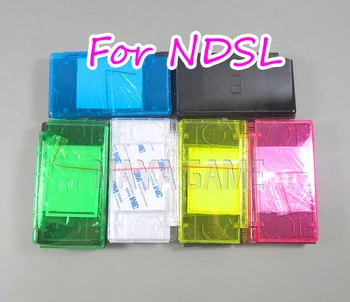 1 комплект Прозрачного Полного корпуса с кнопками комплект для NDSL Case Shell полный комплект Сменного корпуса Shell Case Cover для Nintend DS Lite