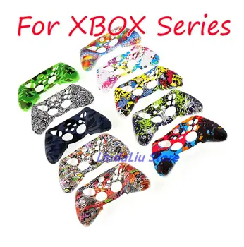10шт Мягкий силиконовый чехол Защитный чехол для кожи для Xbox серии X S Сменный силиконовый резиновый чехол для xbox серии s x