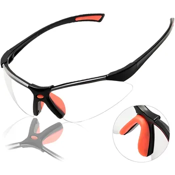 2шт Велосипедных очков для предотвращения попадания песка в глаза, Ветрозащитные Защитные очки для верховой езды, Прозрачные очки для защиты рабочей лаборатории, Защитные очки