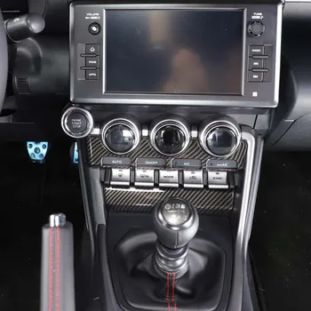 2ШТ Для Toyota 86 2022 Кнопка центрального управления автомобилем Кнопка режима кондиционирования воздуха Наклейка на декоративную панель ABS Для аксессуаров Subaru BRZ