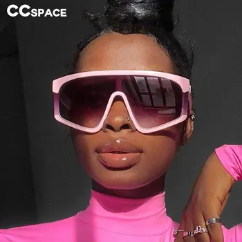 46585 Негабаритные Солнцезащитные очки с выпученными глазами с одной линзой Мужские Женские Модные Оттенки UV400 Винтажные Очки