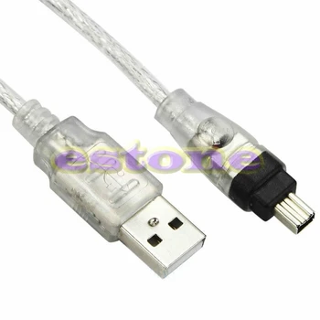 5-футовый новый 4-контактный кабель-адаптер iLink от USB к Firewire iEEE 1394