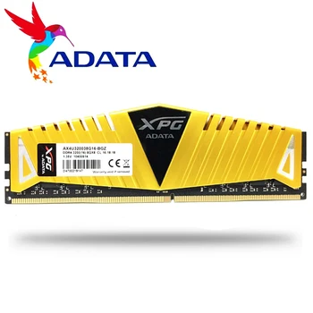 ADATA XPG Z1 PC4 8 ГБ 16 ГБ 32 ГБ DDR4 3000 3200 2666 3600 МГц Оперативная память ПК DIMM 288-контактный Настольный Внутренний 3000 МГЦ 3200 МГЦ