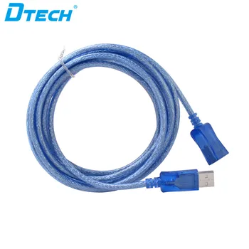Dtech 3M с защитой от помех USB 2.0 Удлинительный кабель USB 2.0 от мужчины к женщине 2.0 Женский удлинительный кабель для синхронизации данных синий
