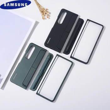 Samsung Galaxy Z Fold4 Fold3 Fold 3 4 5G Стоячий Чехол С S Pen Полный Защитный Чехол Для Телефона С Подставкой И Держателем S Pen