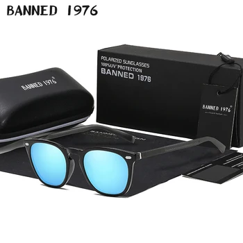 TR90 + Алюминиевая оправа Поляризованные Мужские Винтажные Солнцезащитные очки Классический дизайн бренда модные солнцезащитные очки для вождения Для мужчин /женщин oculos