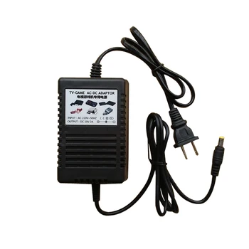 Высокое качество для MD1/FC/SFC/PCE/GG/NES/MDCD источник питания 220 В сменный выход адаптера переменного тока 10 В 2A