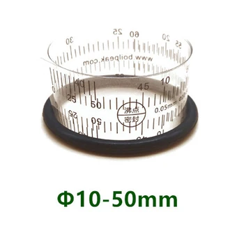 Гибкая линейка диаметром 10-350 мм, профессиональные уплотнительные кольца, линейка внутреннего и внешнего диаметра, инструмент для измерения, измерительная линейка