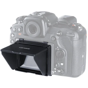 Защитная пленка для ЖК-экрана 2в1 с всплывающим солнцезащитным козырьком для Nikon D500 DSLR