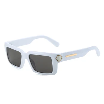 Классические Брендовые дизайнерские Квадратные солнцезащитные очки Женские Для мужчин 2023 Новые Модные солнцезащитные очки Модные Винтажные Роскошные солнцезащитные очки для вождения UV400