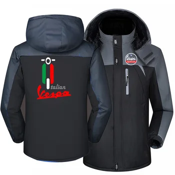 Куртка с логотипом VESPA 2023, ветровка, водонепроницаемая теплая уличная одежда для альпинизма, защищающая от холода, высококачественные пальто