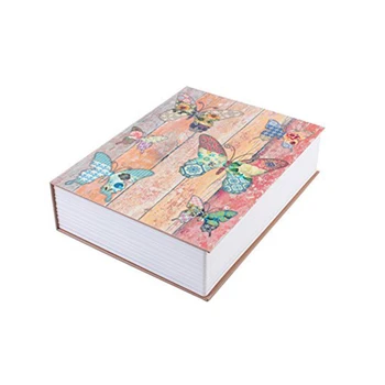 Мини-сейф для словарей, коробка для хранения книги-бабочки, секретный замок для ювелирных изделий, ключей и ценных вещей