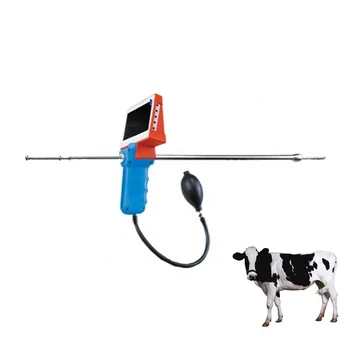 Модернизированный Визуальный Эндоскопический Пистолет Для Спермы Устройство Для Искусственного Осеменения Животных Крупный Рогатый Скот Корова Искусственный Цифровой Пистолет AI Для Коровы Козы Овцы