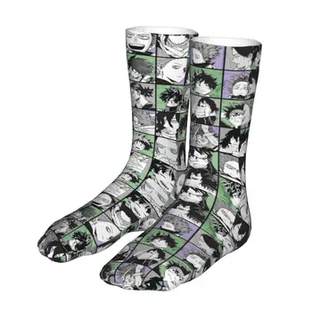 Модные носки Мужские и женские Носки Boku No My Hero Academia, носки для скейтбординга Anime Hawks Izuku, Весна-лето, осень-зима