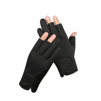 Новые зимние мужские перчатки для верховой езды, перчатки для рыбалки, плюшевые теплые противоскользящие ветрозащитные и водонепроницаемые велосипедные перчатки