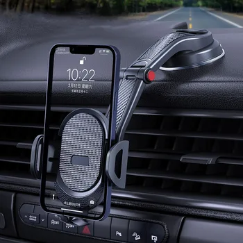 Новый Универсальный автомобильный держатель для телефона на присоске 360 °, лобовое стекло, приборная панель автомобиля, Кронштейн для мобильного телефона для смартфонов с диагональю 4,0-6 дюймов