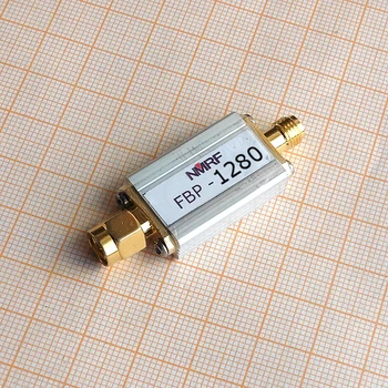 Полосовой фильтр 1280 (1220 ~ 1340) МГц, сверхмалый размер, интерфейс SMA Максимальная пропускающая способность: 10 Вт (40 дБм) FBP-1280