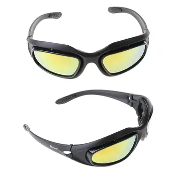 Поляризованные Мотоциклетные линзы Солнцезащитные очки Спортивная Накидка Езда на Велосипеде Байкерские Ветрозащитные очки для верховой езды