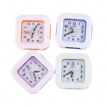Простой пластиковый маленький будильник, настольные часы в корейском стиле, модные детские маленькие часы, украшения для дома Fairy