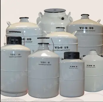 Резервуар для хранения жидкого азота LN2 объемом 20 л, статический криогенный контейнер LN2 Dewar te