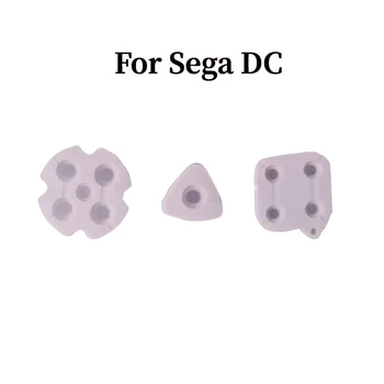 Резиновая проводящая накладка для кнопок Для игровой консоли Sega DreamCast DC Ключевые Кремниевые кнопки Запасные части для ремонта
