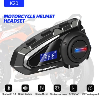 С красной /синей светодиодной подсветкой FM-радио Bluetooth шлем-гарнитура Мотоциклетная беспроводная громкая связь Авто /ручной ответ Мото наушники