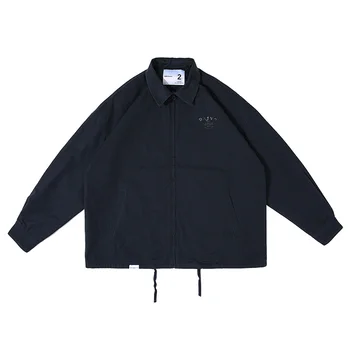 Уличная японская мода Amekaji Outdoor Cargo Jacket Мужская Свободная повседневная винтажная куртка с инструментами Мужское пальто Верхняя одежда