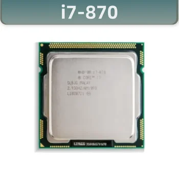 Четырехъядерный процессор Core I7-870 I7 870 2,9 ГГц 8 М 95 Вт LGA 1156 Origianl 22 Нанометра Настольный LGA1155 МАЛАЙСКИЙ 8 МБ 1 МБ