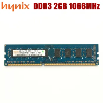 Чипсет Hynix Память ПК Модуль RAM Memoria Настольный компьютер DDR3 2 ГБ PC3 8500U 2G 1066 МГЦ