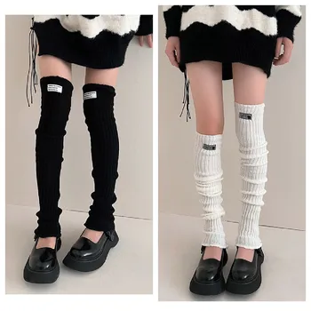 Японские гетры ВЫШЕ КОЛЕНА JK uniform, корейские ins для девочек в стиле Лолиты, ДЛИННЫЕ носки для девочек, утепляющий чехол для ног