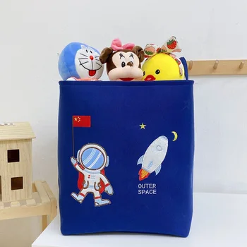 Ящик для хранения одежды большого размера, милые сумки для хранения, органайзеры большой емкости, корзина для детских игрушек